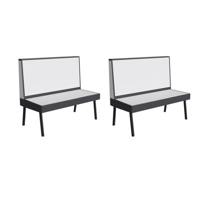 Miraan 47.2'' Faux Leather Settee