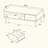 1-Drawer Engineered Wood Coffee Table