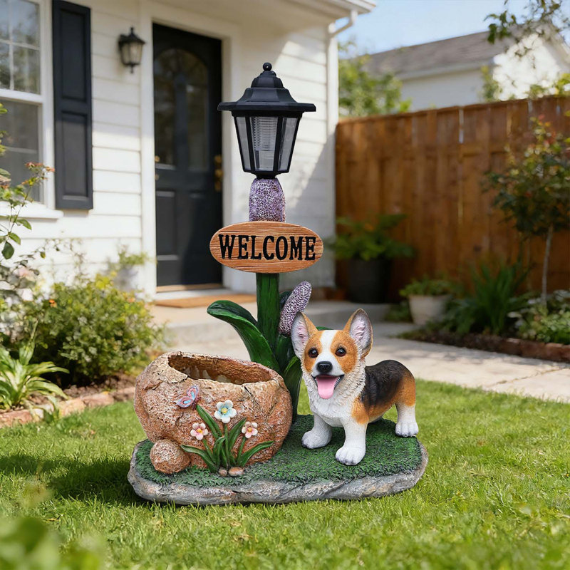 Jardinière Corgi Dog