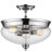 Reichert Glass Semi Flush Mount-100928440-100928441