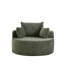 Fauteuil d'appoint en velours côtelé 50 po Roberta