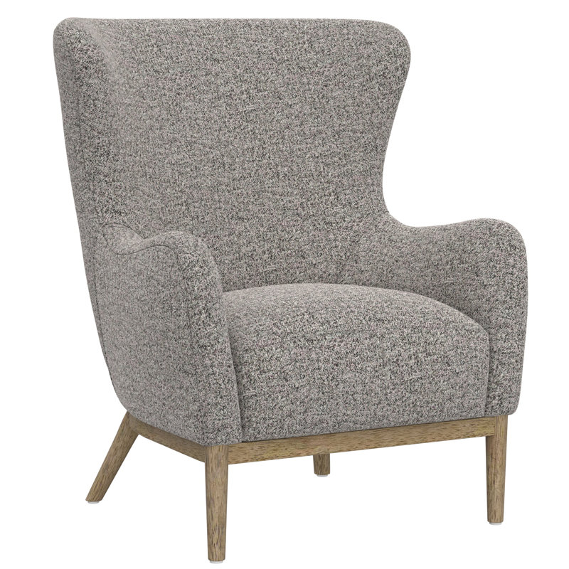 gray wingback accent chair, Gray