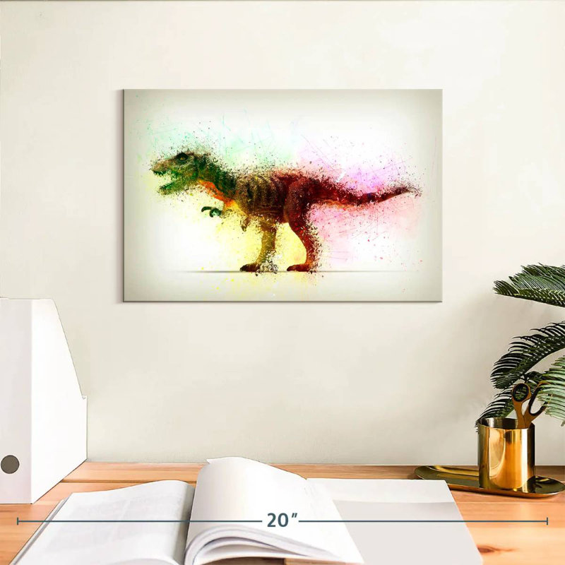 Brampt Abstract Dinosaur, 8'' H x 12'' W