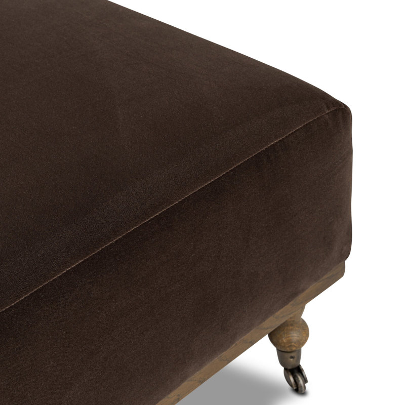 Harlin Cocktail Ottoman-Surrey Cocoa