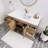 Spring Single Bathroom Vanity with Acrylic Top-2051993413