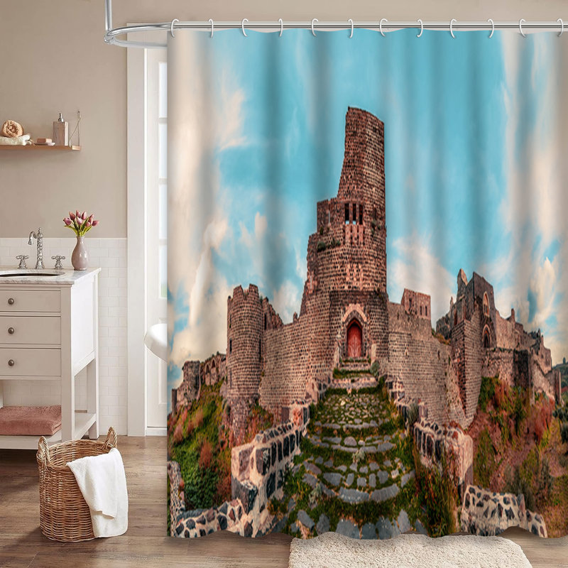 Rideau de douche Castle 12, L 72 po x l 84 po