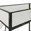 Lit mezzanine avec bureau et tablettes-352110982