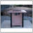 25" H Outdoor Patio Propane Gas Fire Pit Table - 50,000 BTU High-Temperature-Resistant Carving Process For Environmentally Friendly Materials With The Effect Of Rattan Weaving Grain-114839077