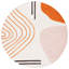 Felipe Handmade Wool Ivory / Rust Rug-70712383