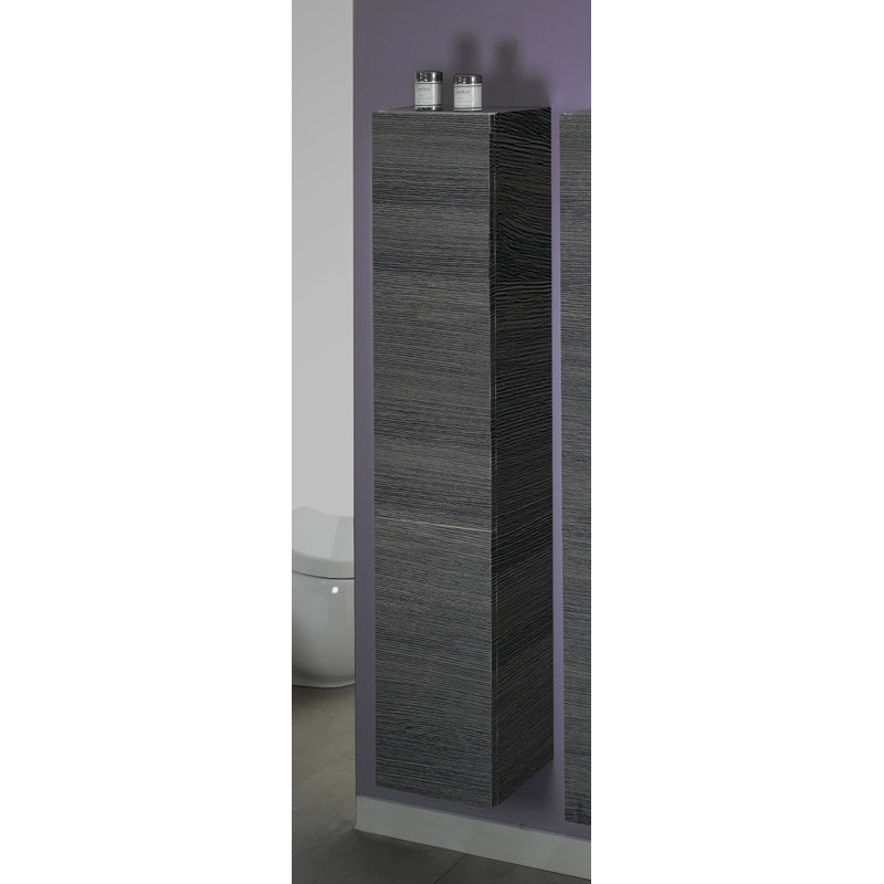 Devon 11.8 " W Armoire, Gray Oak