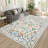 Washable Rugs Non Slip Area Rugs for Bedroom,Farmhouse Floral Carpets for Hallway,Dining Room,Bathroom,Nursery-82172129-82172155