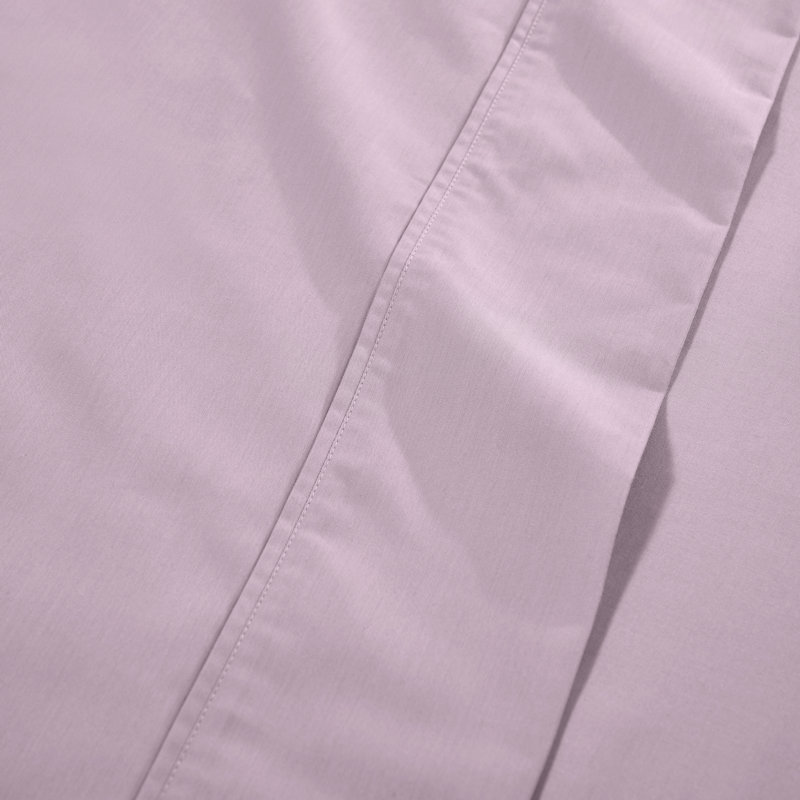 Superior 1000 Thread Count Solid Deep Pocket Cotton Blend Bed Sheet Set, California King Sheet 4Pc Set, Lilac