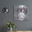 Art mural en métal luxueux «Lilacs» par Alexander Gunin, 24 po x 24 po