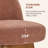 26" Swivel Upholstered Counter Stool With Solid Wood Frame-1355595998