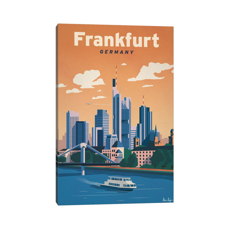 Frankfurt by IdeaStorm Studios - Wrapped Canvas Gallery-Wrapped Canvas Giclée, 152.5 cm H x 101.5 cm W