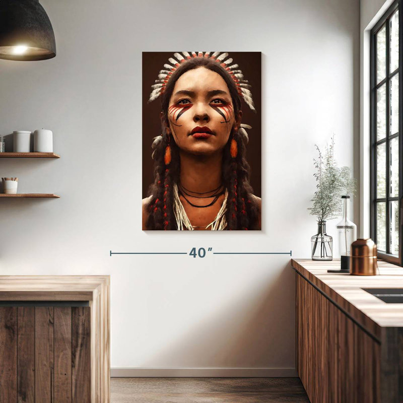 Lelar A Woman's Strength, 39" H x 26" W