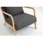 Chaise d'appoint Mid-Century moderne avec structure en bois-813340059-813340058