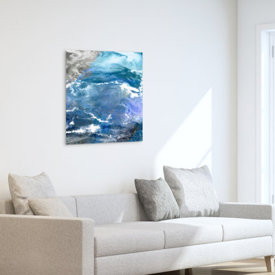 « glistening marée b », impression sur verre