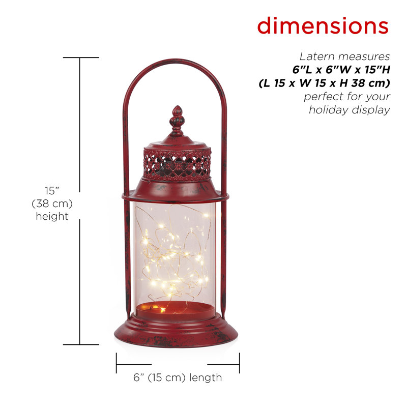 Alpine 6'' LED String Lights, Red