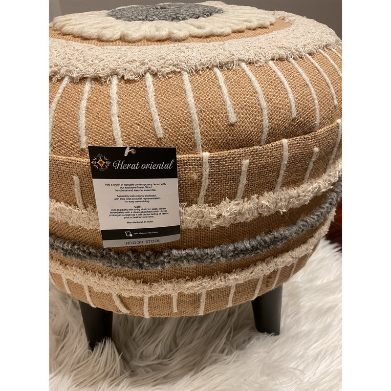 Solid Wood Accent Stool