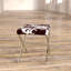 Tabouret de coiffeuse à imprimé cuir de vache Cayleeann