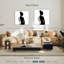 Silhouette créative de femme-96625084