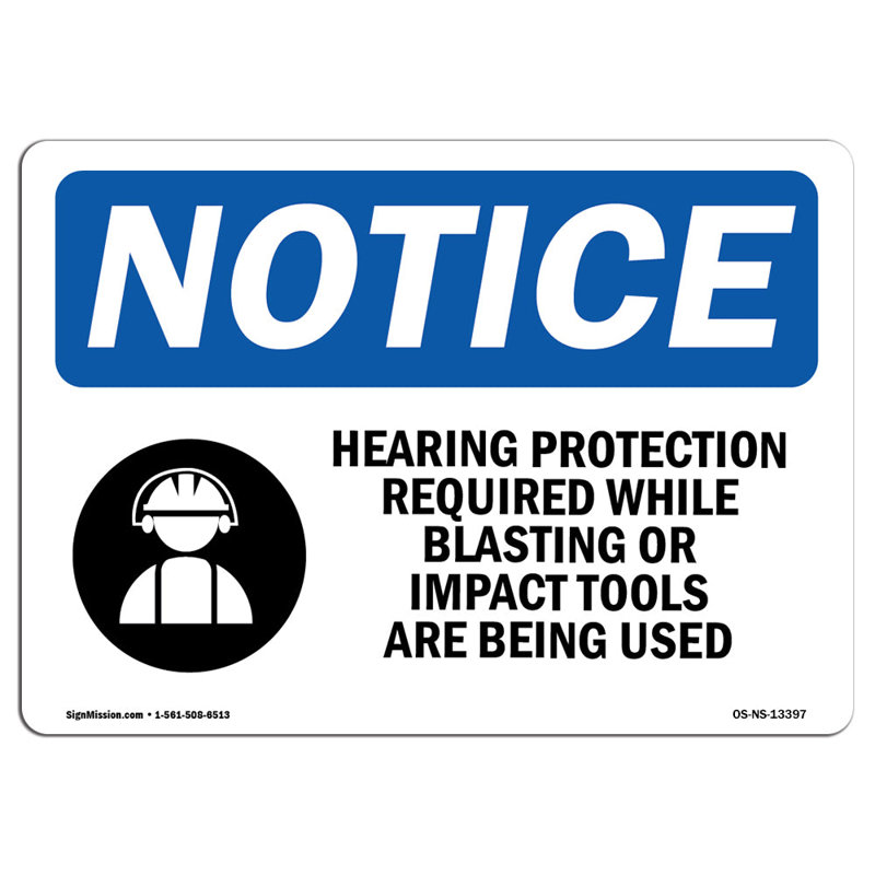 Hearing Protection Required Sign