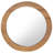 Decorative Mirror Wall Mirror Bathroom Mirror Solid Teak Wood Round-2133223097