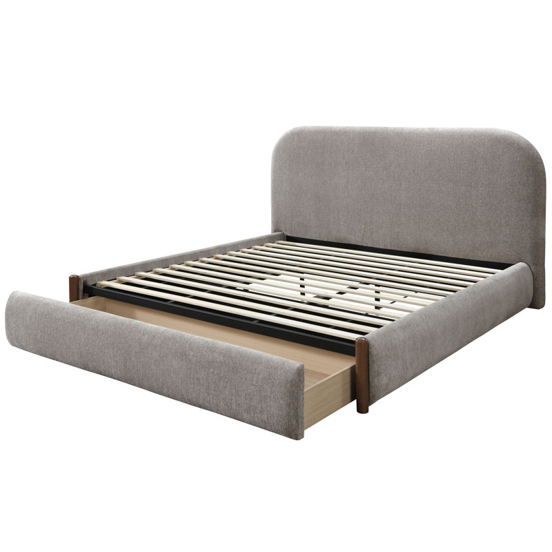 Aubriyana Bed with Storage in Gray, Full / Double