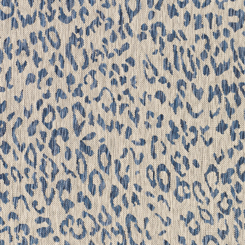 Tapis intérieur / extérieur gris Gaphna, Rectangle 8 pi 10 po x 12 pi