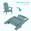 Chaise Adirondack pliable Luna-1491492597