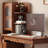 Brown Rectangular Solid Wood with 3 drawers desk-352566895