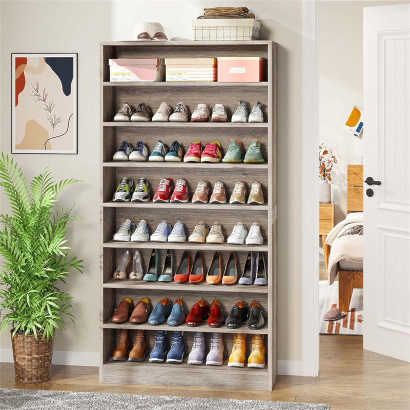 High-Capacity 9-Tier Shoe Storage Cabinet, 31.49 Width, Freestanding Organizer For 40-45 Pairs, Modern And Durable Design
