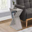 Table d'appoint, côté, bout, table de chevet, étroit, petit, salon, lampe, contemporain-552522806
