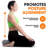 16" Buckwheat Yoga and Meditation Floor Pillow with Removable Cover