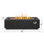 Lanesboro Rectangle Propane Fire Table with Natural Gas Conversion Kit by Real Flame