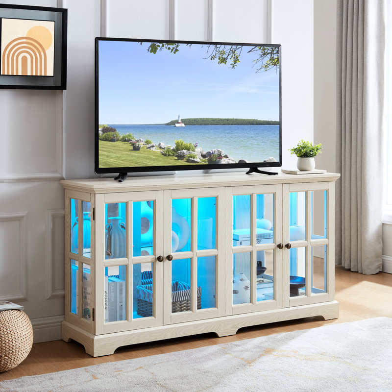 Chic Antique White Cabinet With Adjustable Shelves And Functional Design Glass Lasting Appeal