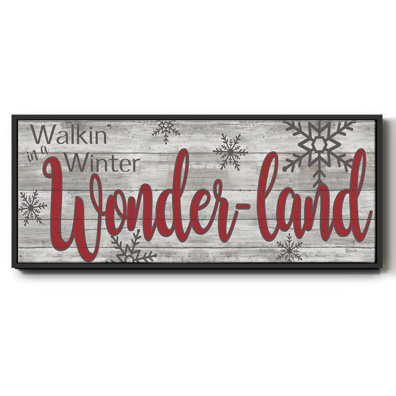 Winter Wonderland - toile encadrée, H 24 po x l 60 po
