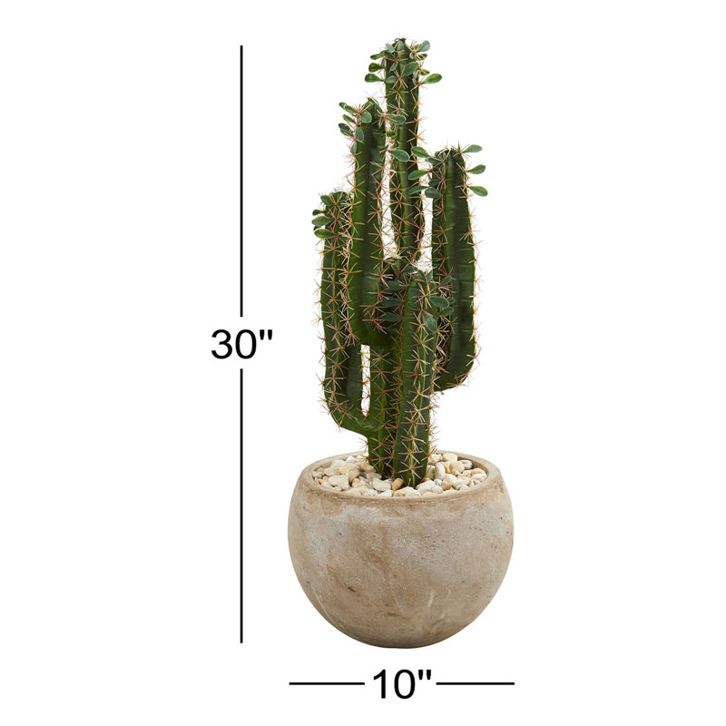 Cactus artificiel 21,5" en pot