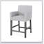 Tabouret de comptoir rembourré de 26 po / vieilli-2110592657-2110592655