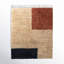 Essi Geometric Handmade Wool Beige/Navy/Red Area Rug-67984600