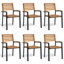 Demoreta Stacking Patio Dining Armchair