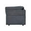 Siège de coin gris anthracite avec 1 oreiller-132201745