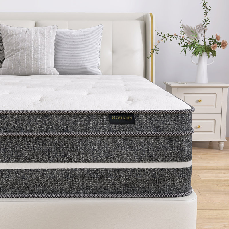 Alwyn Nietos Medium Euro Top Hybrid Mattress, Twin, 14"