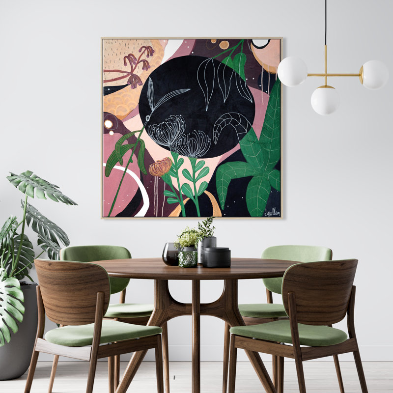 Moon Shadow by Lizzie Alsop - Print, 41" H x 41" W x 1.5" D, Wrapped Canvas