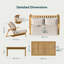 Causeuse Ali avec table basse