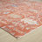 Aldora Ember Red Bloom Power-Loomed Cotton Area Rug-900600459