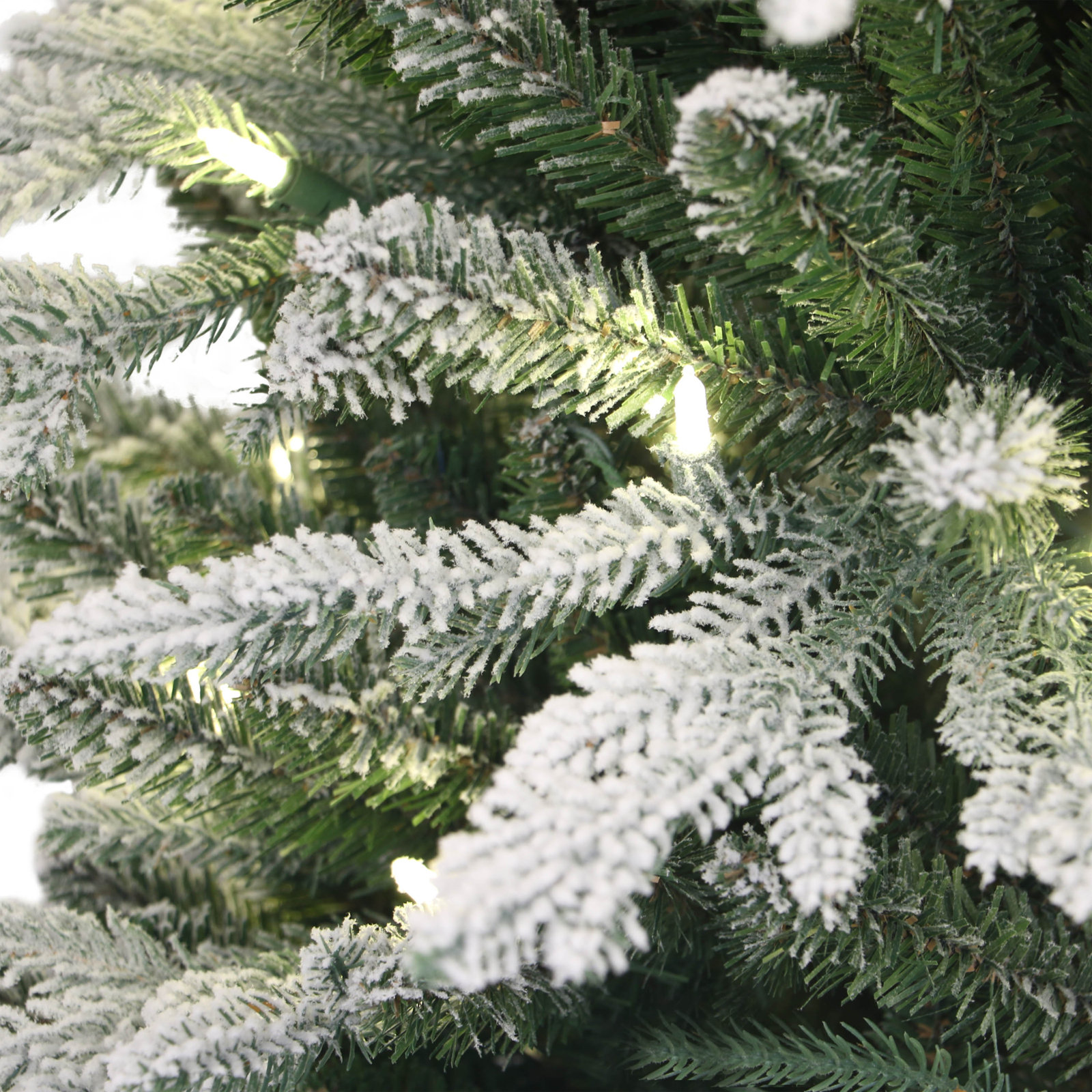 Lighted Artificial Fir Christmas Tree, 7.5' H