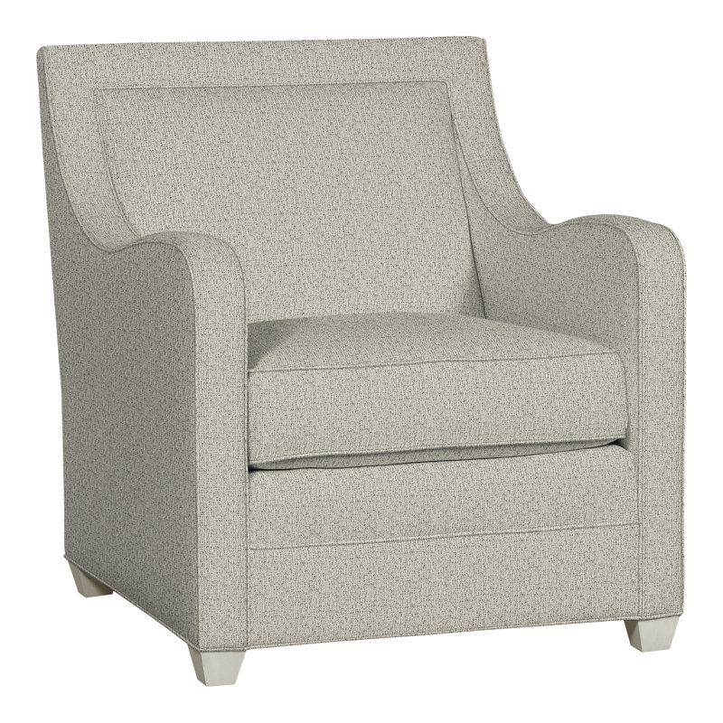 Haden Upholstered Armchair, Wrenn, Tuck Metal