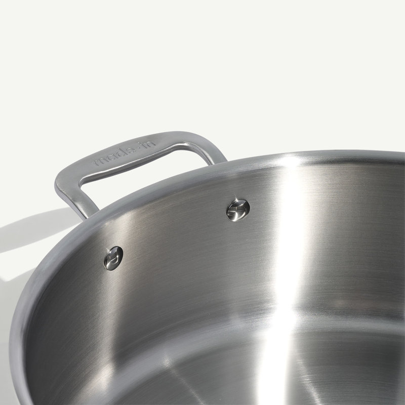 Stainless Clad 10 qt. Rondeau with Lid, 10 Qt.